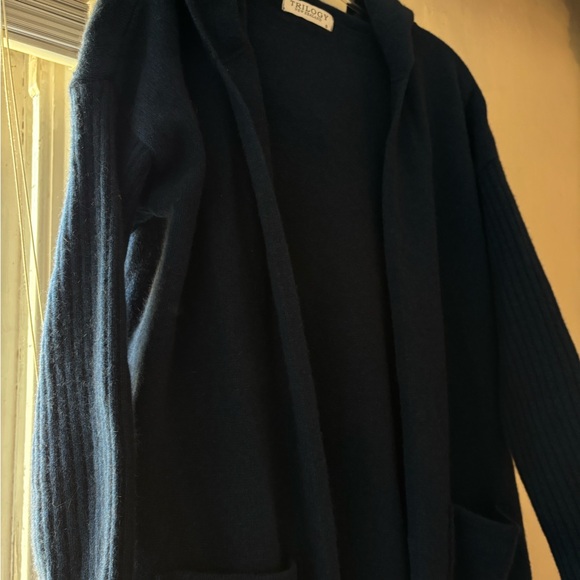 TRILOGY NZ - Hooded Long Line Cardigan - Picture 8 of 9